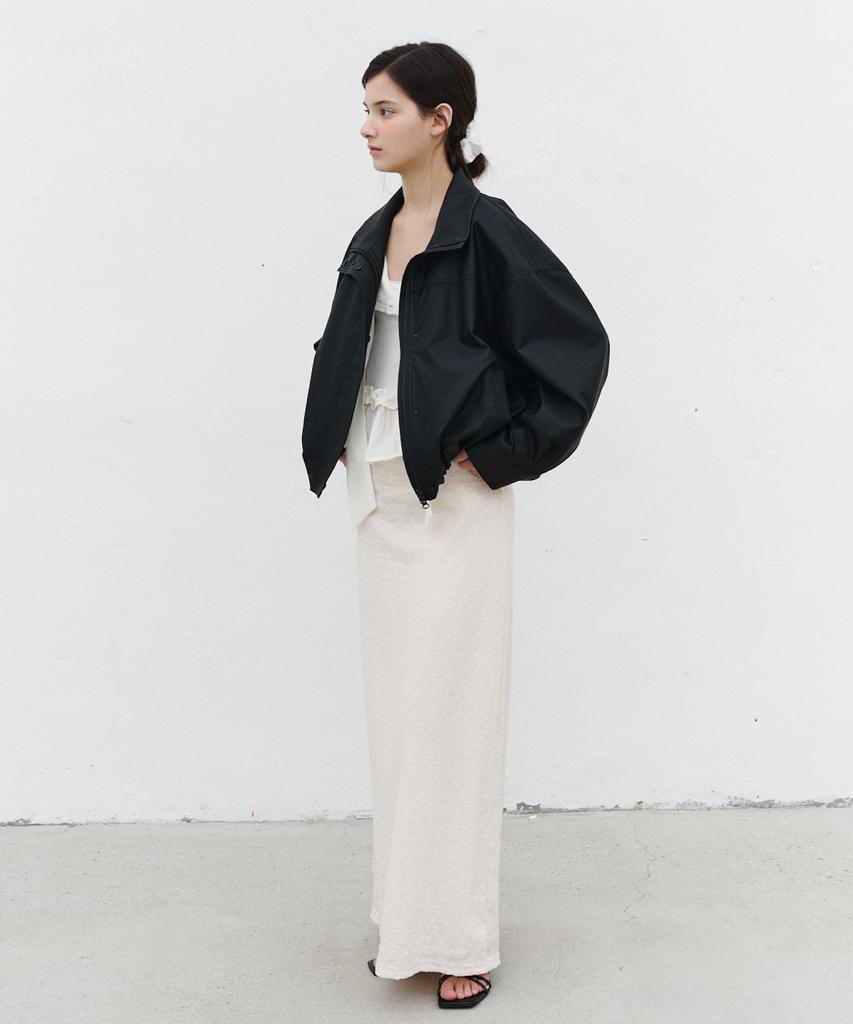 Bcomely Tikva Light Leather Blouson_Black
