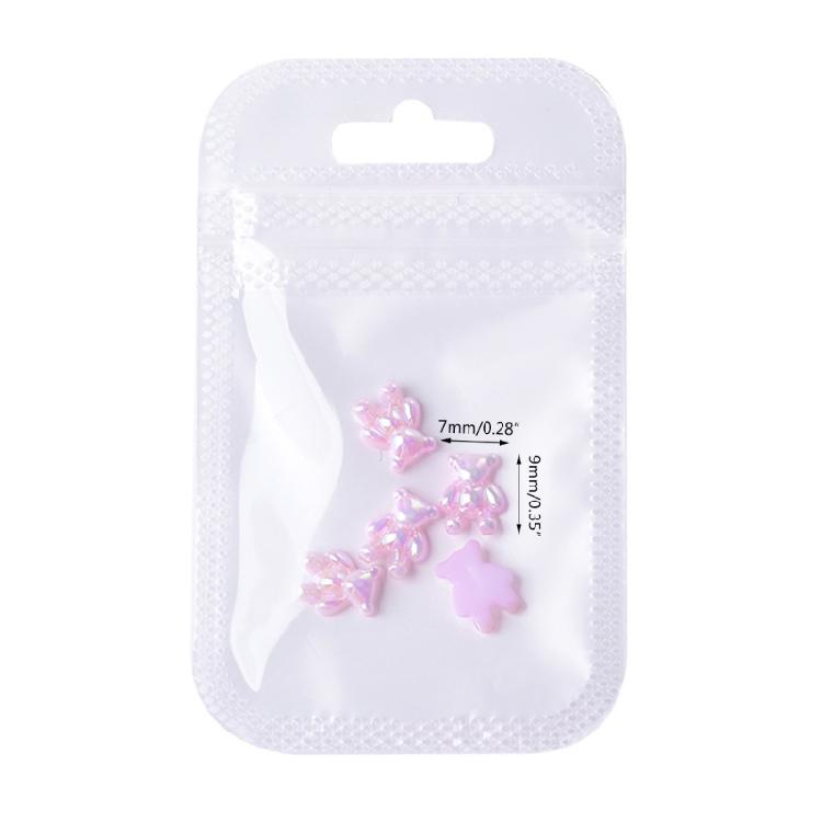 Resin Gummy Bear Nail Charms Bead for DIY Jewelry Accessories Bear Nail Charms