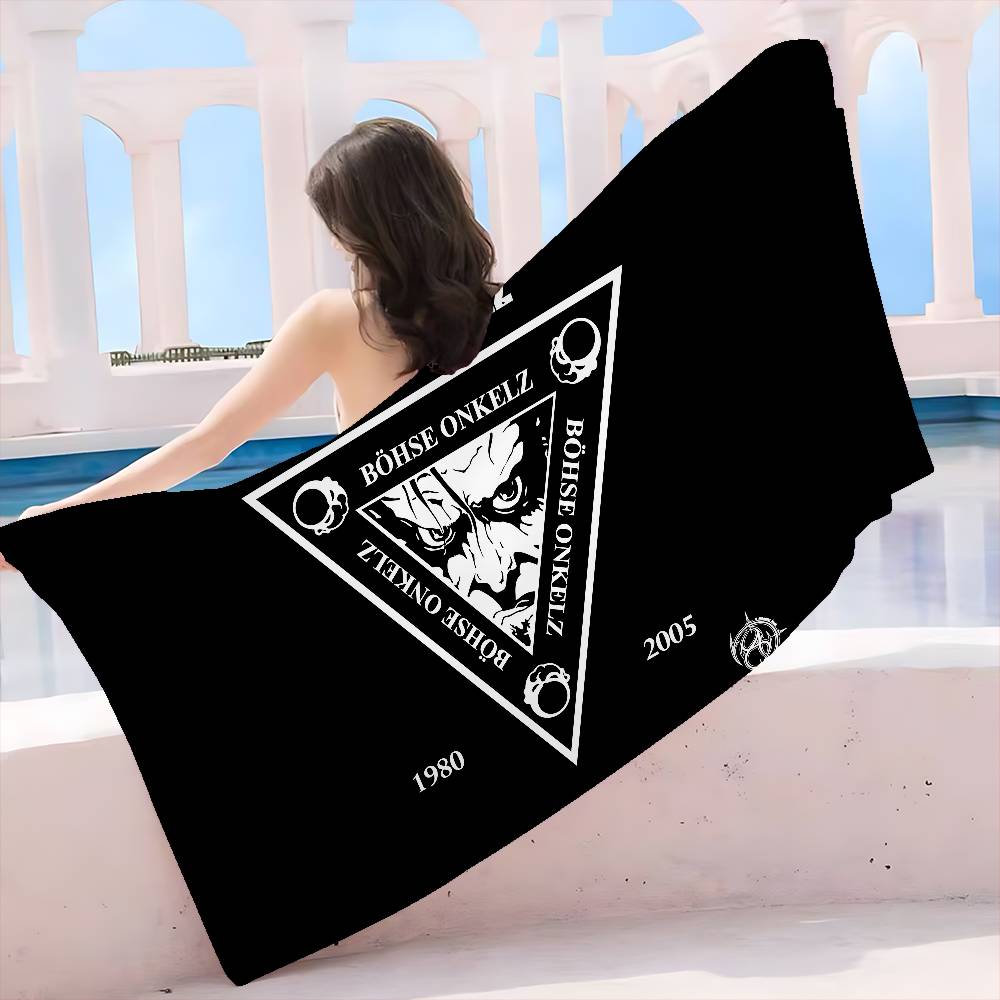 Germany B-Bohse O-Onkelz Big Microfiber Beach Towels Quick Dry Towel Sand Beach Towels Pool Towel For Travel Swim Pool Yoga