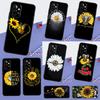 Beauty Yellow Sunflower For Samsung Galaxy A55 A35 A15 A22 A32 A52 A54 A34 A14 A53 A33 A56 A36 A26 A16 A05 A06 Case