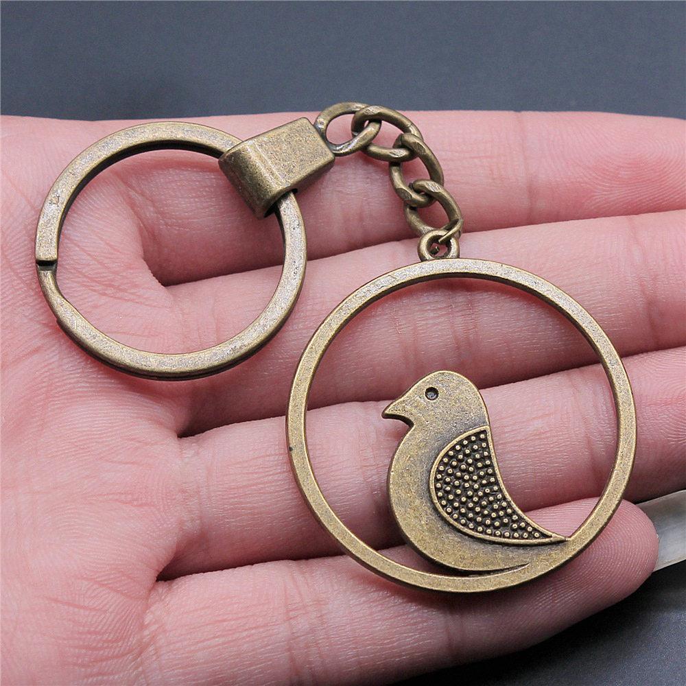 30mm Keychains Butterfly Bird Kids' Jewelry Materials QY010