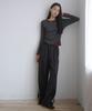 HEEARI Jane Basic Ribbed Long Sleeve_Black Stripe