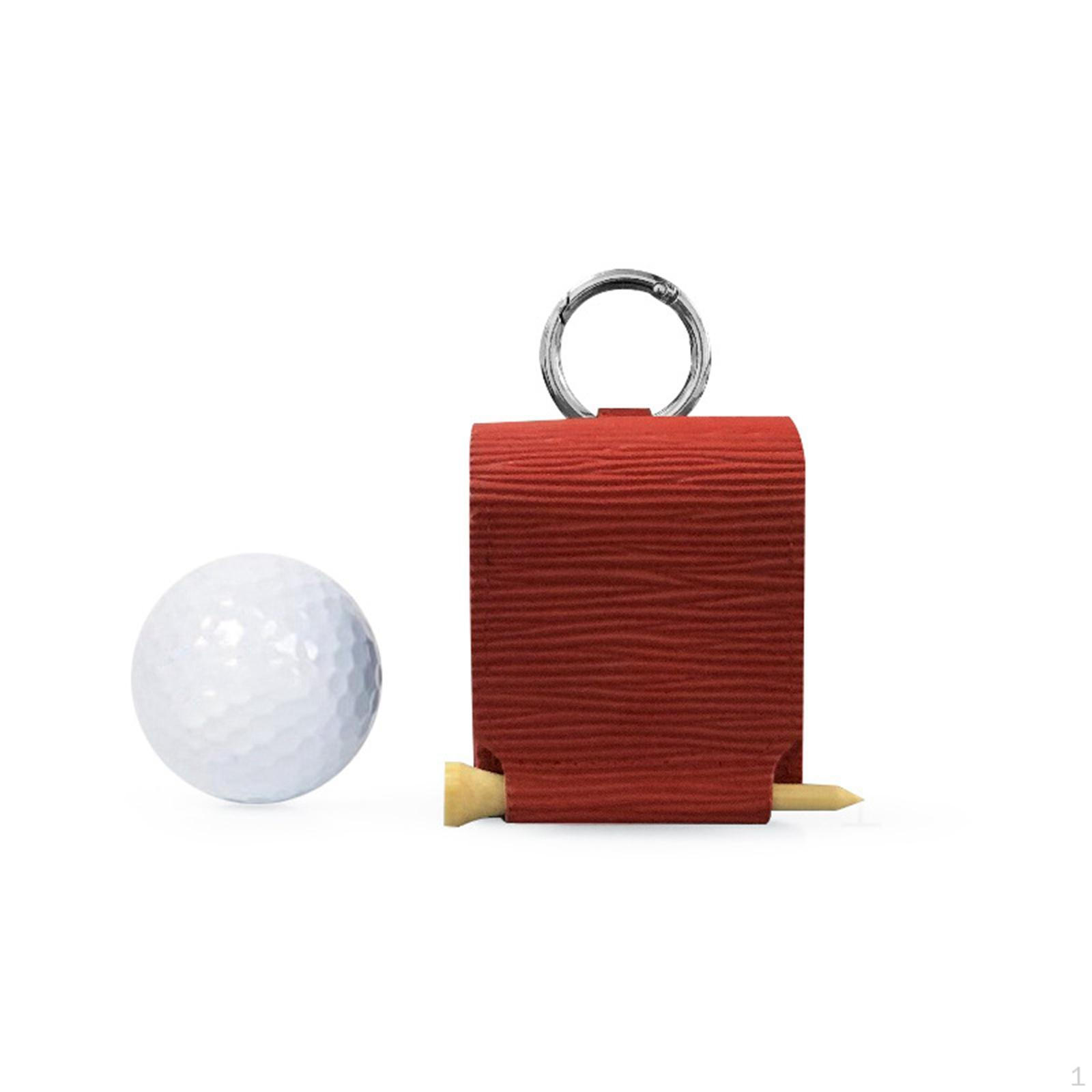 

Golf Ball , with Loop Buckle, Portable Water Resistant Carrier, Srage Pocket, Holder Pouch for червоний