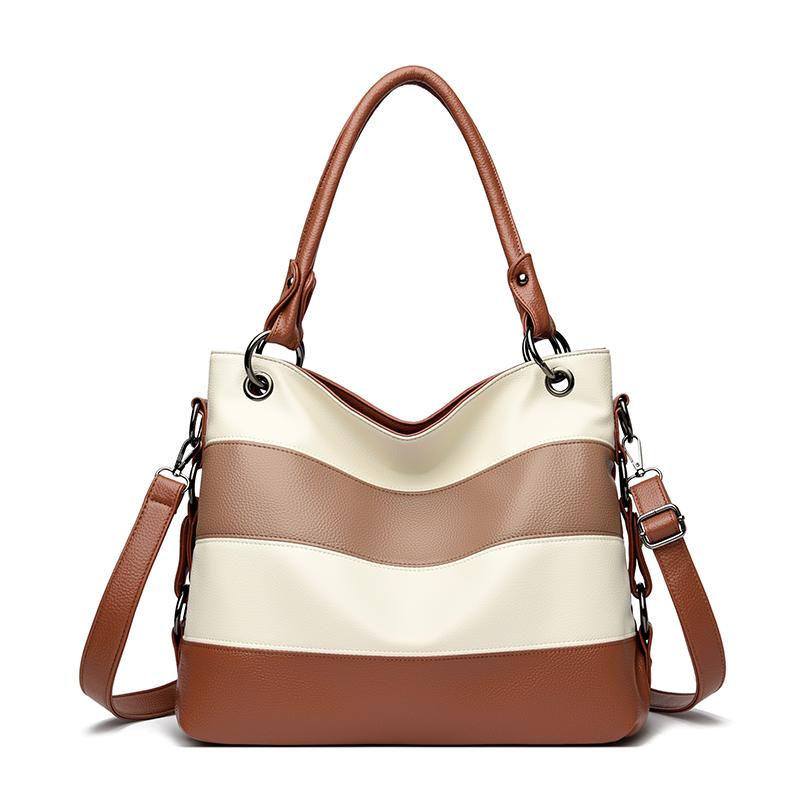 Bag Leather Women Handbags Female Leisure Shoulder Bags Fashion Purses Vintage Bolsas Large Capacity Tote Bag
