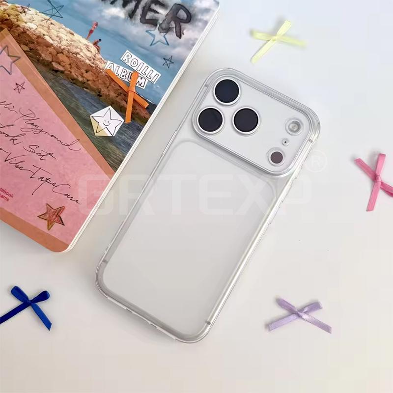 Custodia Ultra Sottile Trasparente in Silicone per iPhone 17 Pro 17 Air 17 pro Max 17Plus Ultra Sottile Opaca in TPU Morbida Cover Trasparente