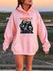 Women's Halloween Grim Reaper Fleece Hoodie with Kangaroo Pocket