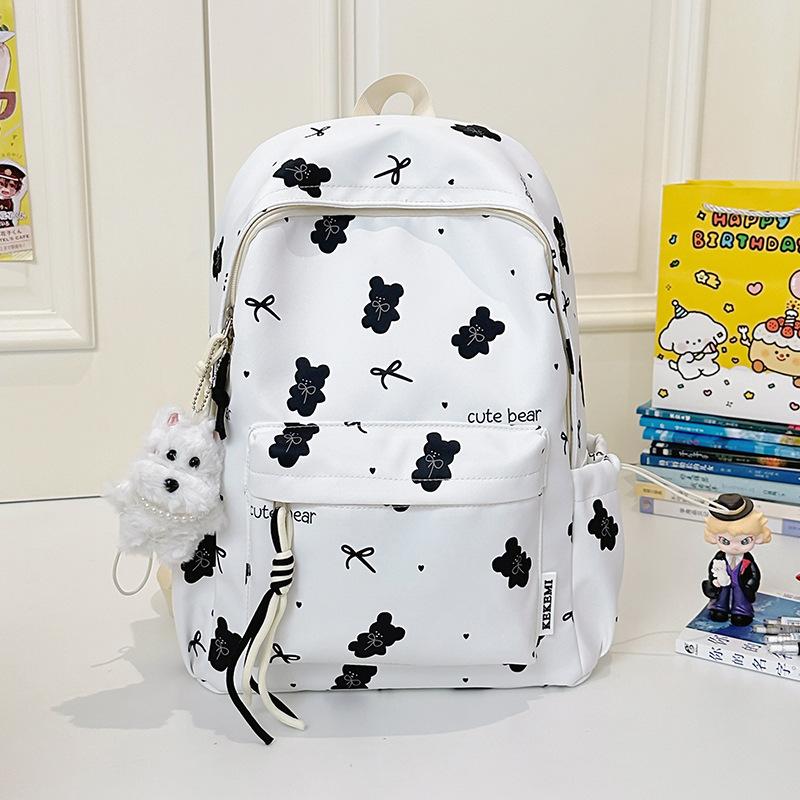 New high-value, sweet, small and fresh, junior high school student schoolbag ins niche cute girl large-capacity backpack