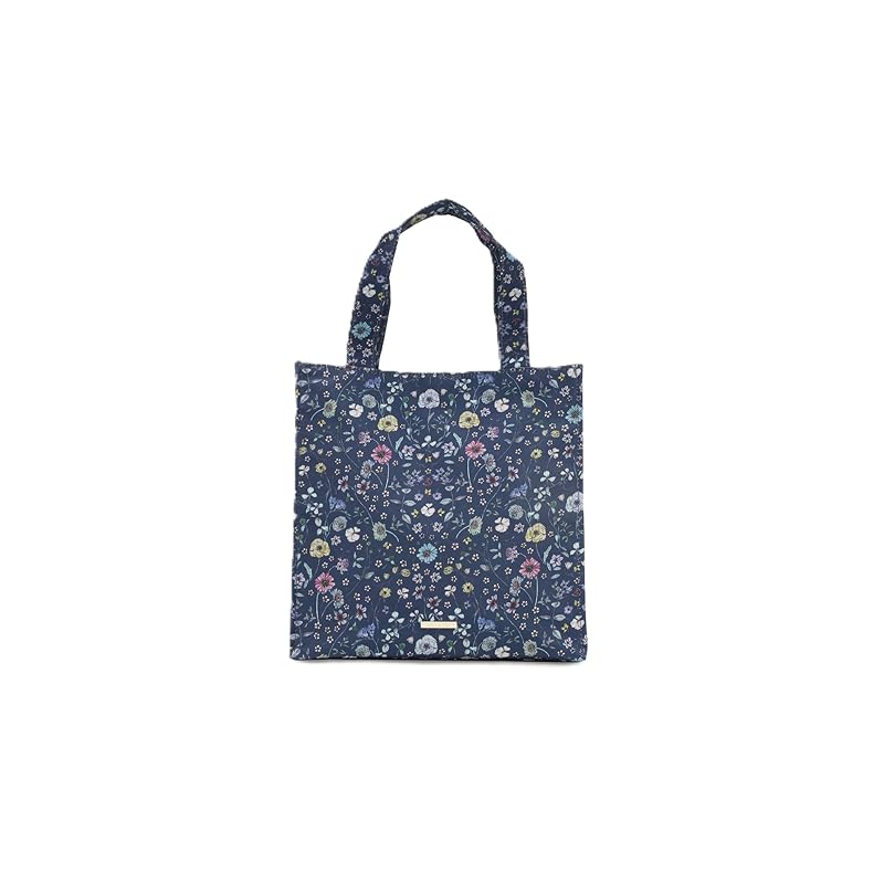 

[ afternoon tea living ] AfternoonTea LIVING tote bag JL16 Square mini tote bag/Liberty print navy