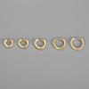 Minimal Girl's Small Hoop Earrings Mini Round Circle Earring Zircon Tiny Huggies Piercing Earing Trendy Jewelry Thin Hoops