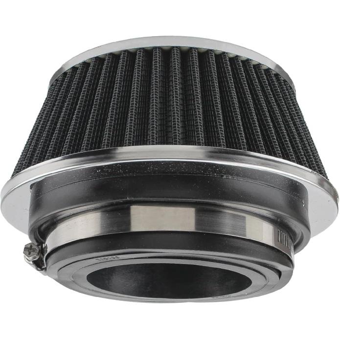 

Compatible with Universal Clamp-On Air Filter Round Reverse Tapered Washable Filter 3 in/3.5 in/4 in Flange ID, 2.625 in (67 mm) Height, 6 in (152