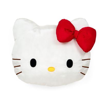 Sanrio Face-Shaped Cushion (Fluffy Kids) Hello Kitty Polyester/Nylon 320811