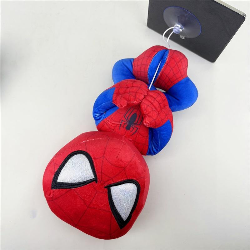 New Spider Man Spiderman Plush Pendant Toy Upside Down Creative Doll with Suction Cup