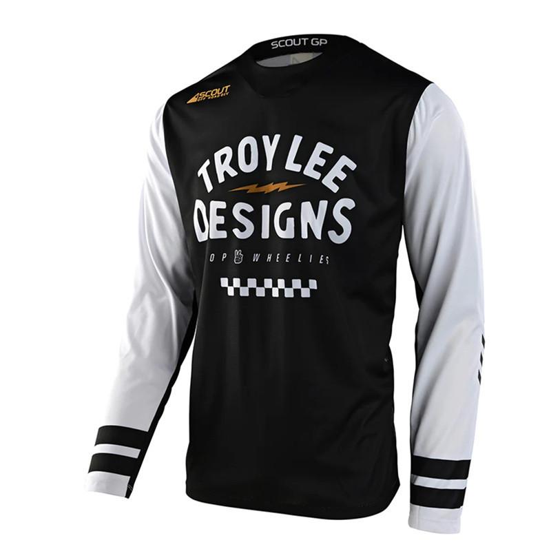 TROYLEE New Downhill Suit Motorcycle Off-Road Riding Suit Motorcycle Travel Locomotive Equipment Knight Quick Drying Suit T-Shirt XXS
