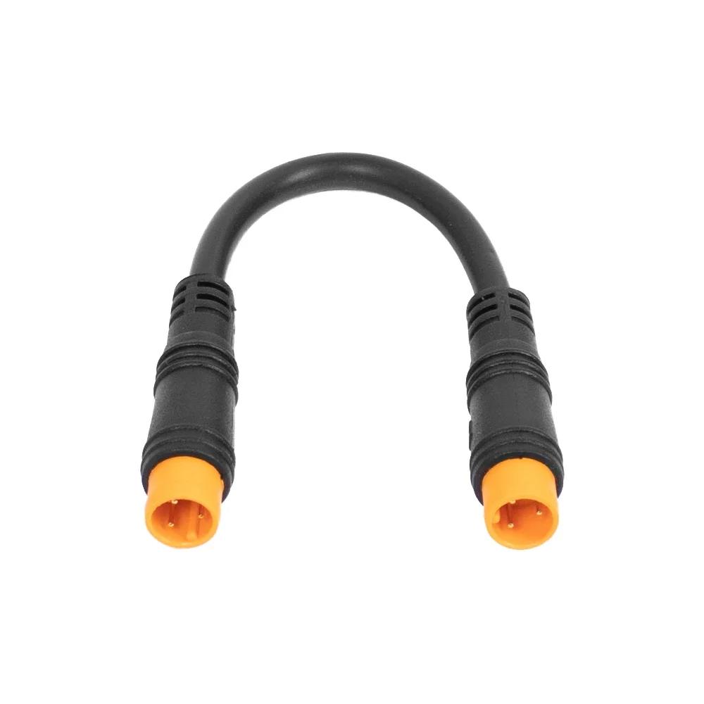 3 Pin Sensor Thumb Throttle Cables Universal For Electric Bicycle Electric Scooter Female-Female Waterproof Connectors Accessory