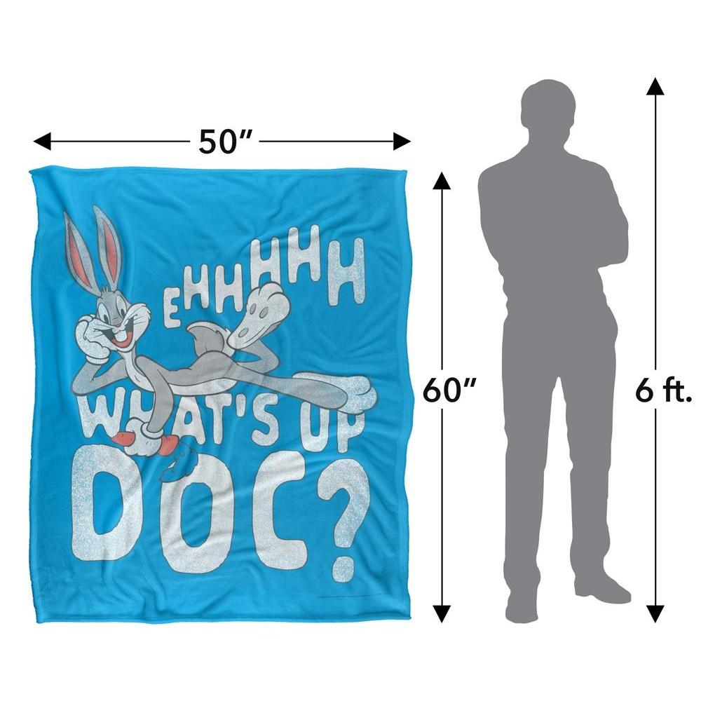 Looney Tunes Whats Up Doc Bugs Bunny Blanket