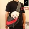 Pet Shoulder Bag Cat Dog Luggage Bag Travel Portable Mesh Breathable Messenger Bag Pet Chest Small Backpack