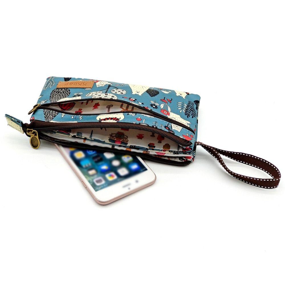 Cartoon Animals Storage Bag Large Capacity Money Pouch Korean Cosmetic Bag  Female