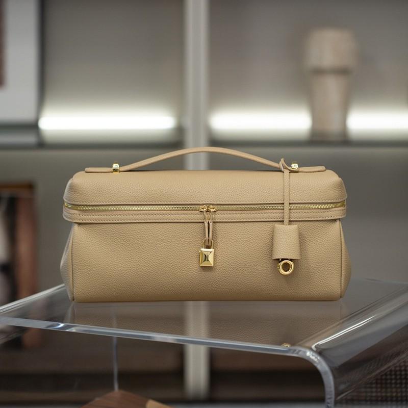 2026 New Old Money Wind Hand Carry Lunch Box Bag First Layer Cowhide Single Shoulder Crossbody Bag Dinner Bag Genuine Leather Hand Carry