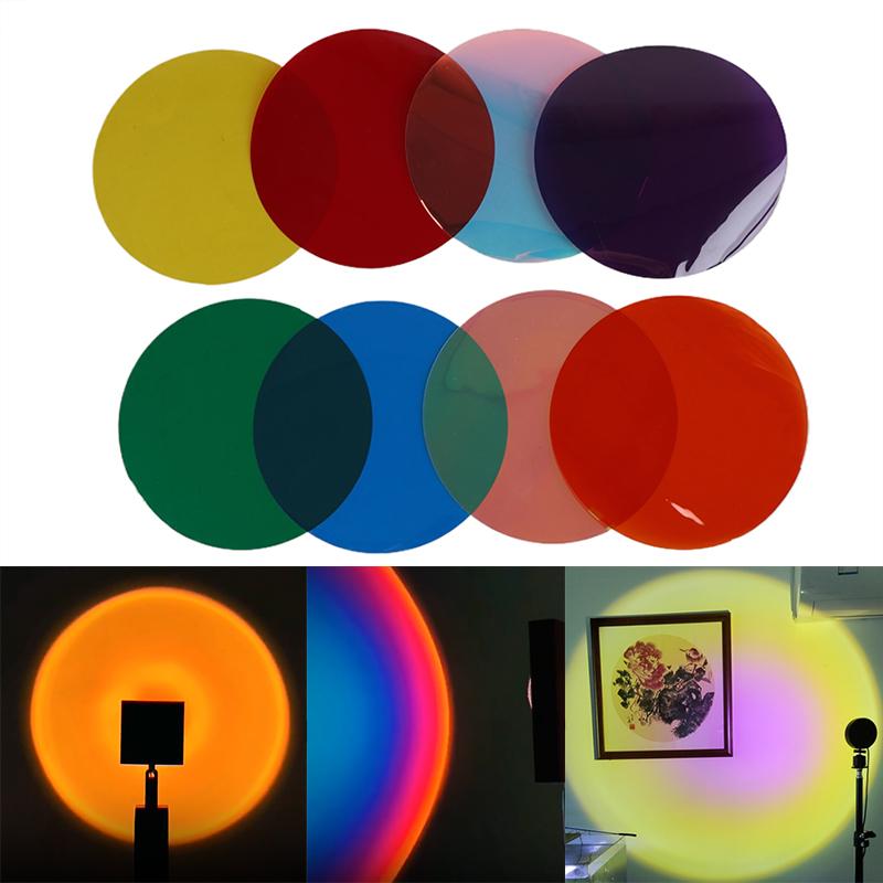 5/10Pcs 10Cm Lamp Color Correction Film Self Adhesive Transparent Filter Sheets Light Gel For Headlights Bedrooms Living Rooms