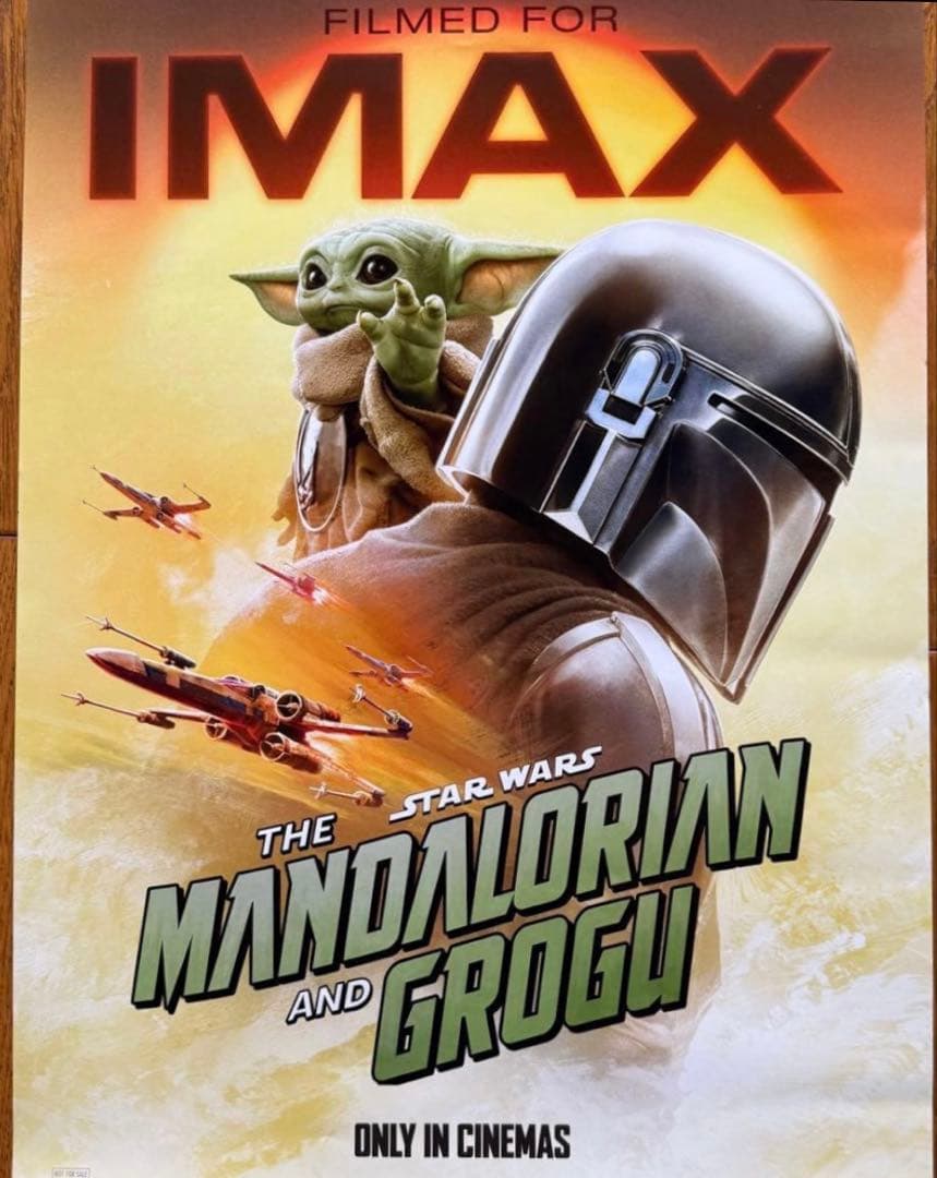 [USED] Star Wars: The Mandalorian and Glogoo IMAX Admission Bonus Poster
