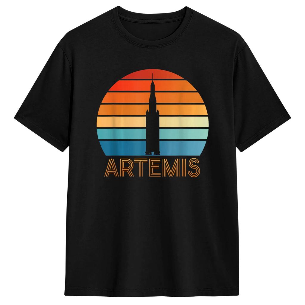 2026 Artemis 2 Back To The Moon TShirt Unisex and Women Summer Cotton Clothing Fashion Round Neck Short Sleeved Tee Streetwear
