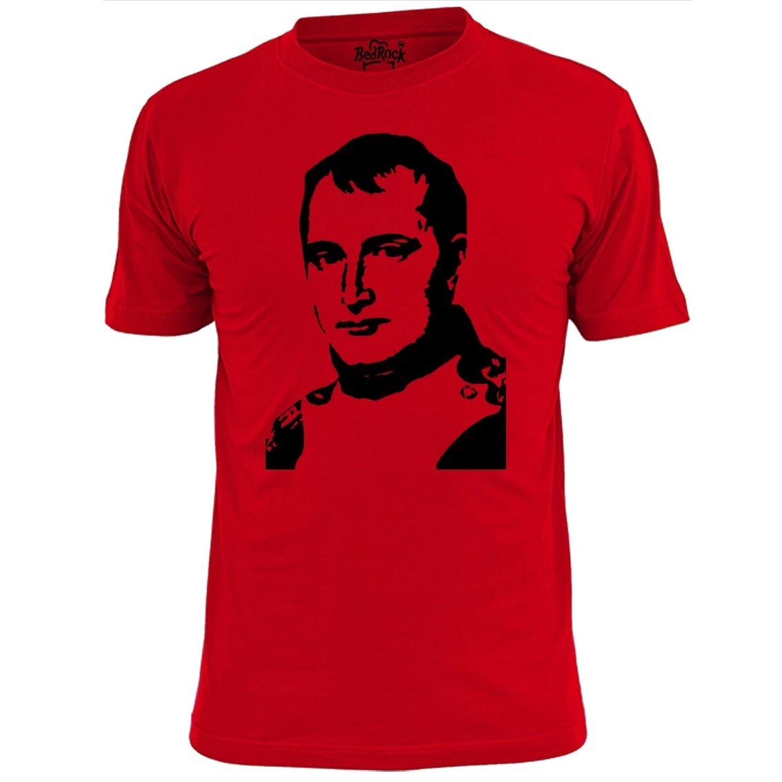 Mens Napoleon Bonaparte Stencil T shirt Emperor France 4XL