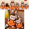 Adorable Halloween Pumpkin Plush Doll Soft Cute Bubble Mart Toy For Kids