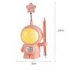 Creative Astronaut Flexible LED Study Desk Lamp with Phone Holder Bedside Color Adjust Table Lamp for Kids Student Room