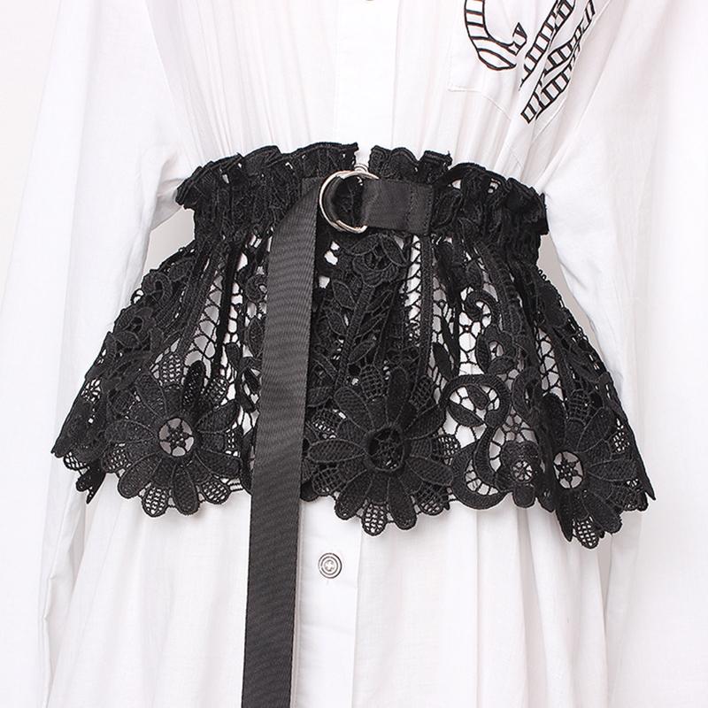 Corsetto con Fiore di Pizzo Fasce a Cintura per Donne Banchetto Elastico Stretto Vita Alta Modellante Cintura Modellante per il Corpo