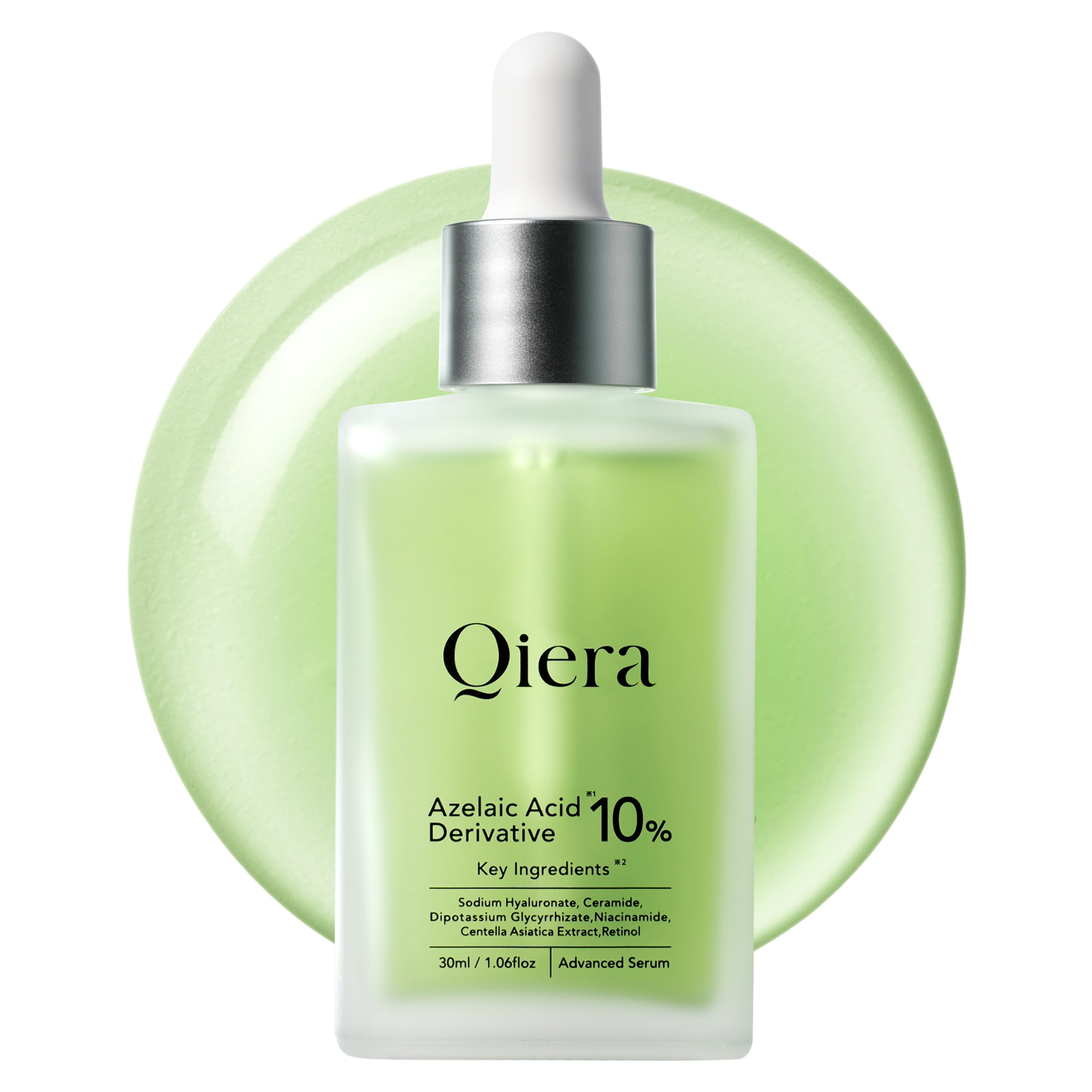 

Qiera Azelaic Acid Formulated with Highly Concentrated Raw Azelaic Contains azelaic acid and CICA Cica serum for pore care and shine Suitable for oily