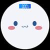 BORO Smile Face USB Rechargeable Digital Weight Scale (CN version)