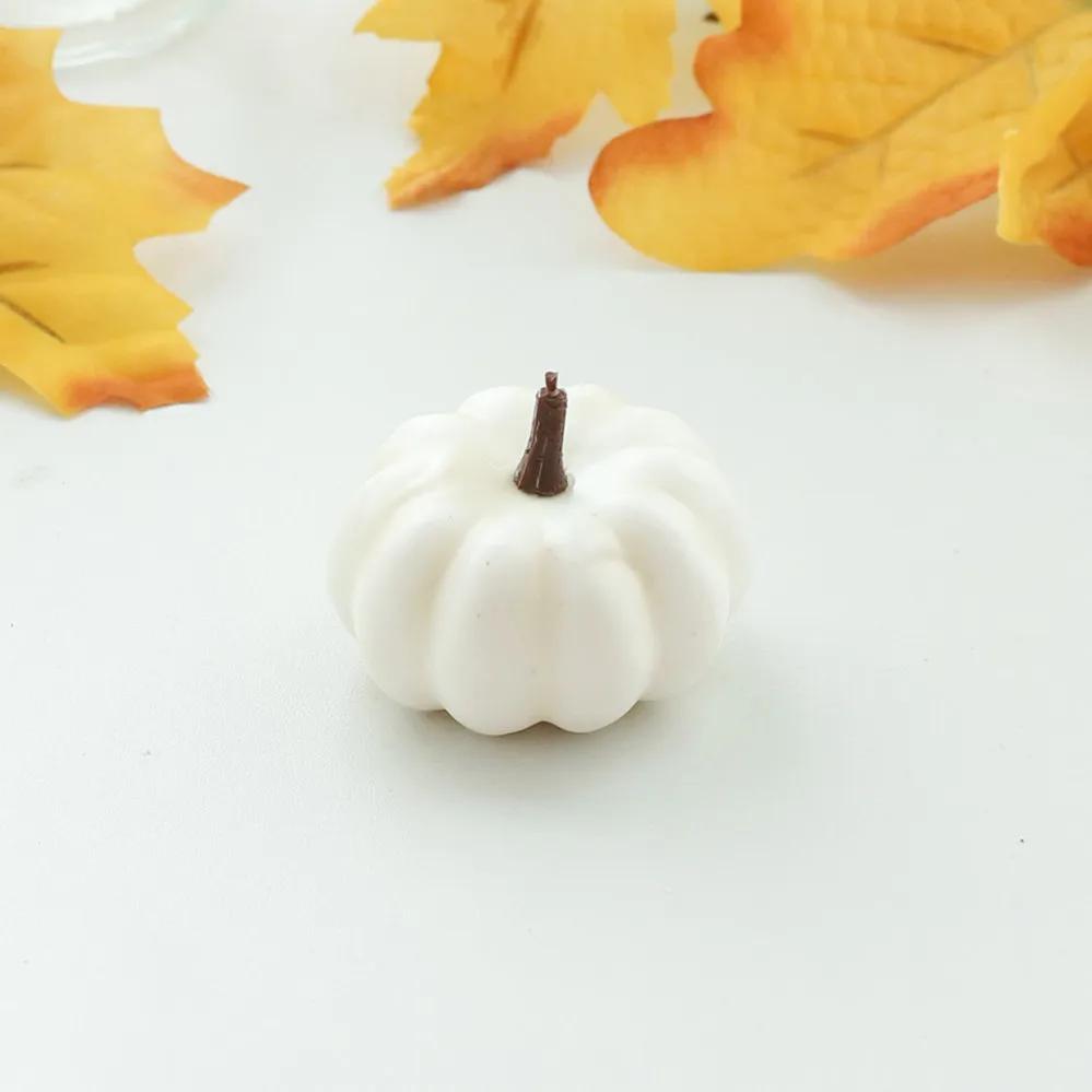 

1pc Mini Artificial Halloween Pumpkin Decor Simulation Vegetable DIY Craft Home Party Decoration Prop