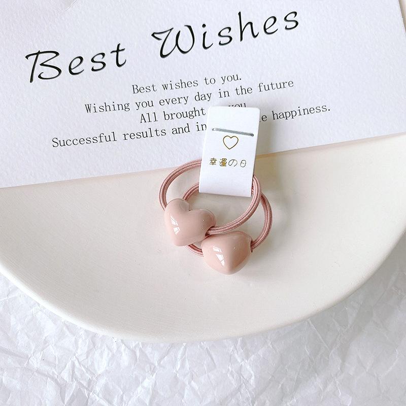 2 יחידות להקות שיער אלסטיות לתינוקות בנות צבע סוכריות טבעת שיער חבל שיער ילדים כיסוי ראש ילדים פעוט אביזרים