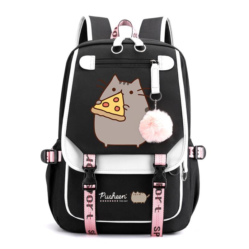 Cartoon Cute Printed School Bag Outdoor Travel Oxford Cloth Backpack