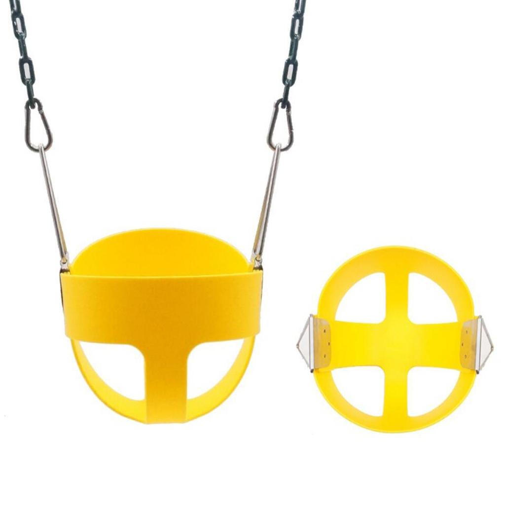 Swing Seat with High Back, Ready to Use (Yellow, Red, Blue)