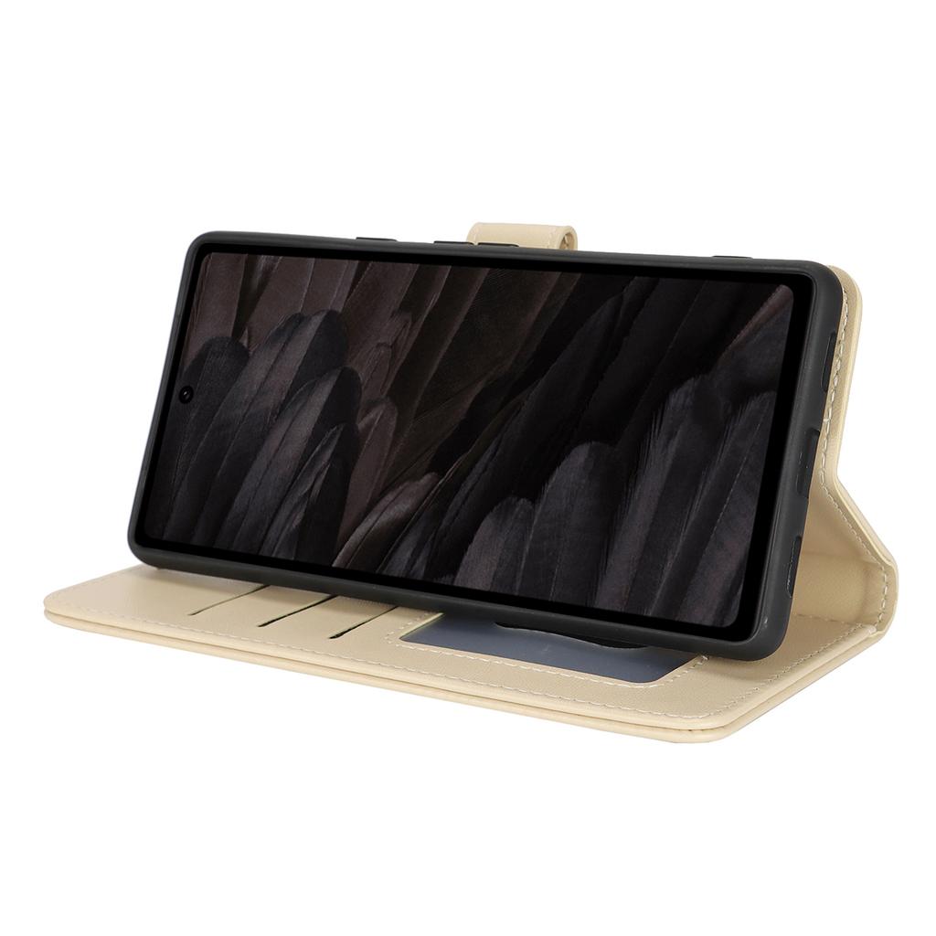 For Google Pixel 7a Stand Case Shockproof Leather Wallet Phone Cover