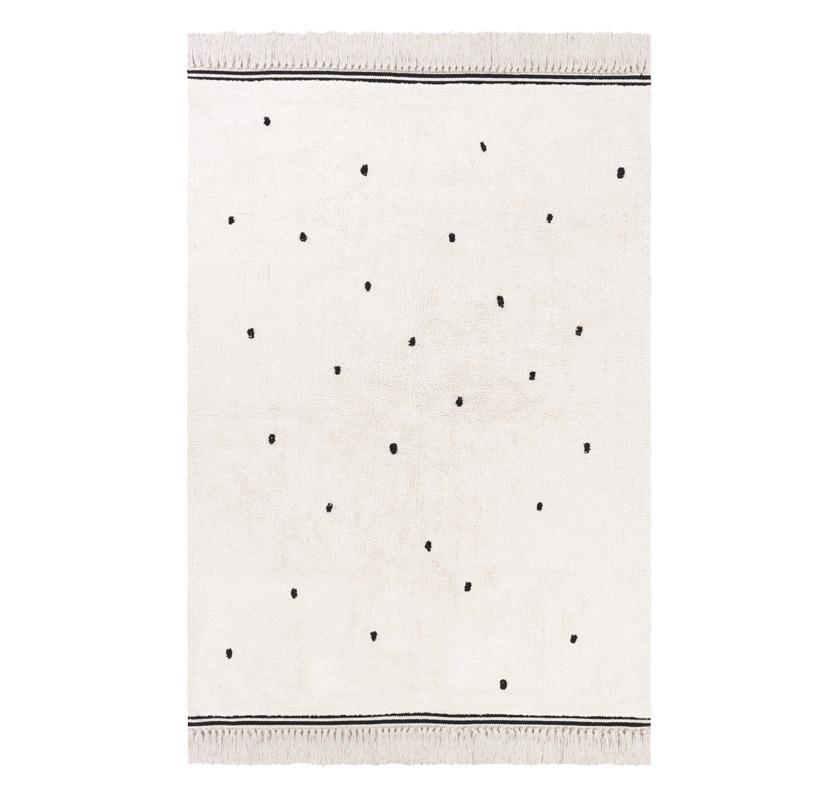 Children's Carpet Round Rainbow Pattern Tassel Bedroom Bedside Mat Home Decoration Rug Cute Girl Style Machine Washable Soft