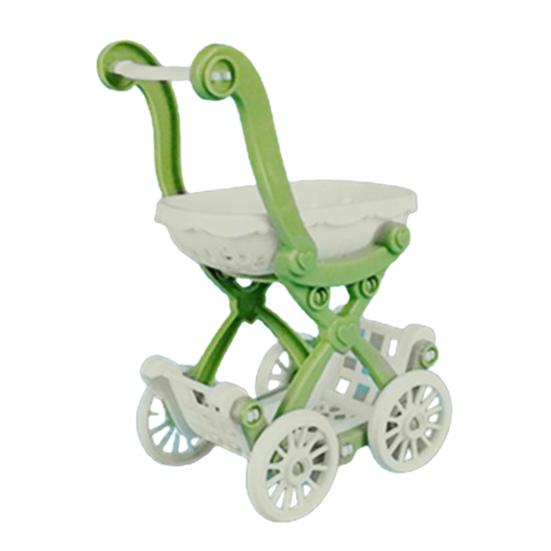 

Модель тележки для покупок Имитация Портативные Пластиковые Кукольные Аксессуары Тележка для покупок для Украшения зелёный