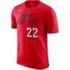 Letter Logo Pattern Round Neck Loose T-Shirt Men Tops Red HJ2778-657