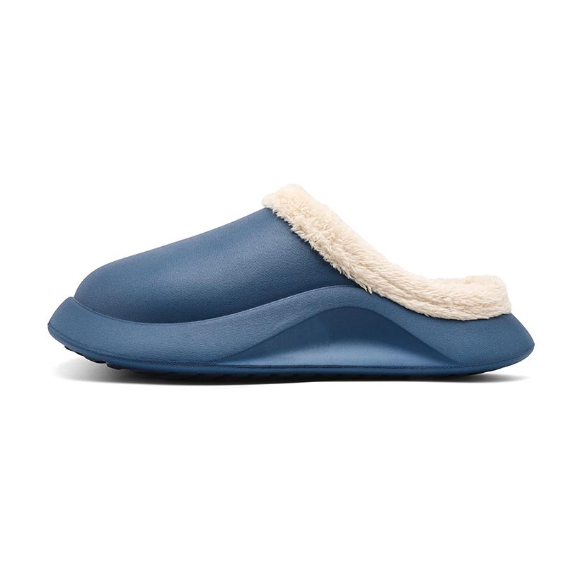 Fashion Slippers Platform House Cotton Footwear Waterproof Non-slip Wear-Resistant Comfortable Keep Warm Slip-on  Plus Velvet Model