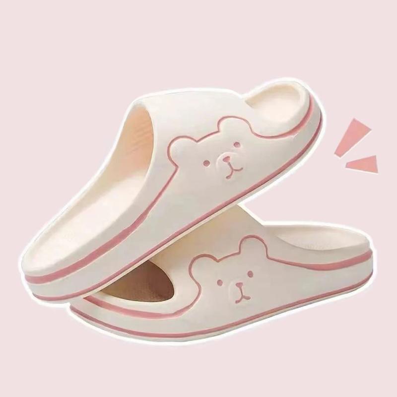 Summer Outwear Super Soft Slippers Women's Thick Sole Cute Shower Shoes Home Indoor Couple Cool Slippers