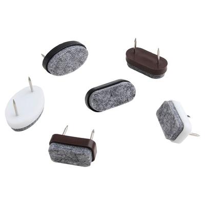 10pcs/set Simple DIY Felt Pads Moisture-proof Thicken Sofa Foot Nail Non-slip Plastic Scratch Protector Mat Furniture Accessory