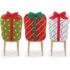 Christmas Chair Covers Set Christmas 3 Pieces Decoration 60*48cm