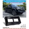 Front License Plate Frame For Toyota Tacoma 2016 2017 2018      Front Bumper License Plate Holder Mounting Bracket Cover Replace # 7510104010