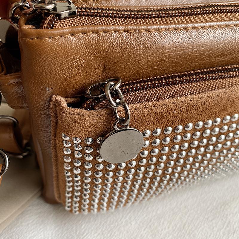 Fashion Rhinestone-Studded Shoulder Bags for Women Small Crossbody Bags Wrist Bag for Women Work Shopping and Meeting Friends Ladies' Holiday Gifts