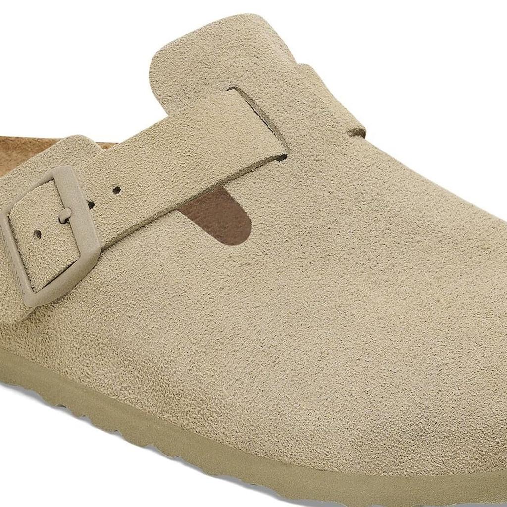 Boston Clog Sandals Shoes Suede Regular Width Khaki Unisex Men Women Birken Boston 1025788 [Birkenstock] Faded_Khaki EU42(27.0cm)