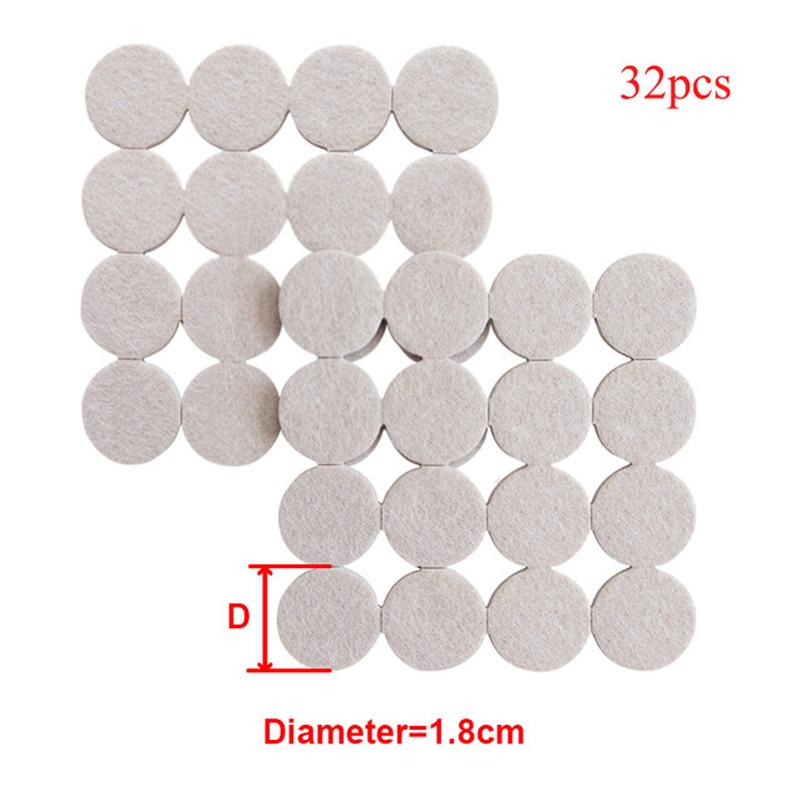 Felt Chair Leg Pads Floor Protectors for Furniture Legs Table Leg Cover Round Square Bottom Anti-Slip Pads Felt Table Chair Mat