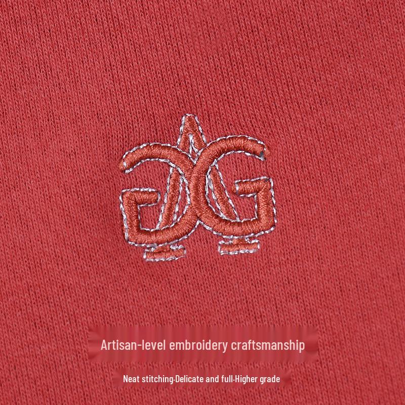 Women's Dark Green Slim Cotton Sweatpants - Warm, Casual, Plus Velvet Autumn/Winter 2025