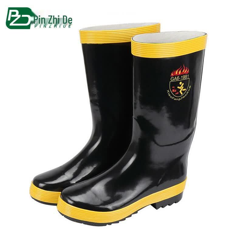 PZHI DE 97-Style High-Top Firefighting Protective Work Boots 42