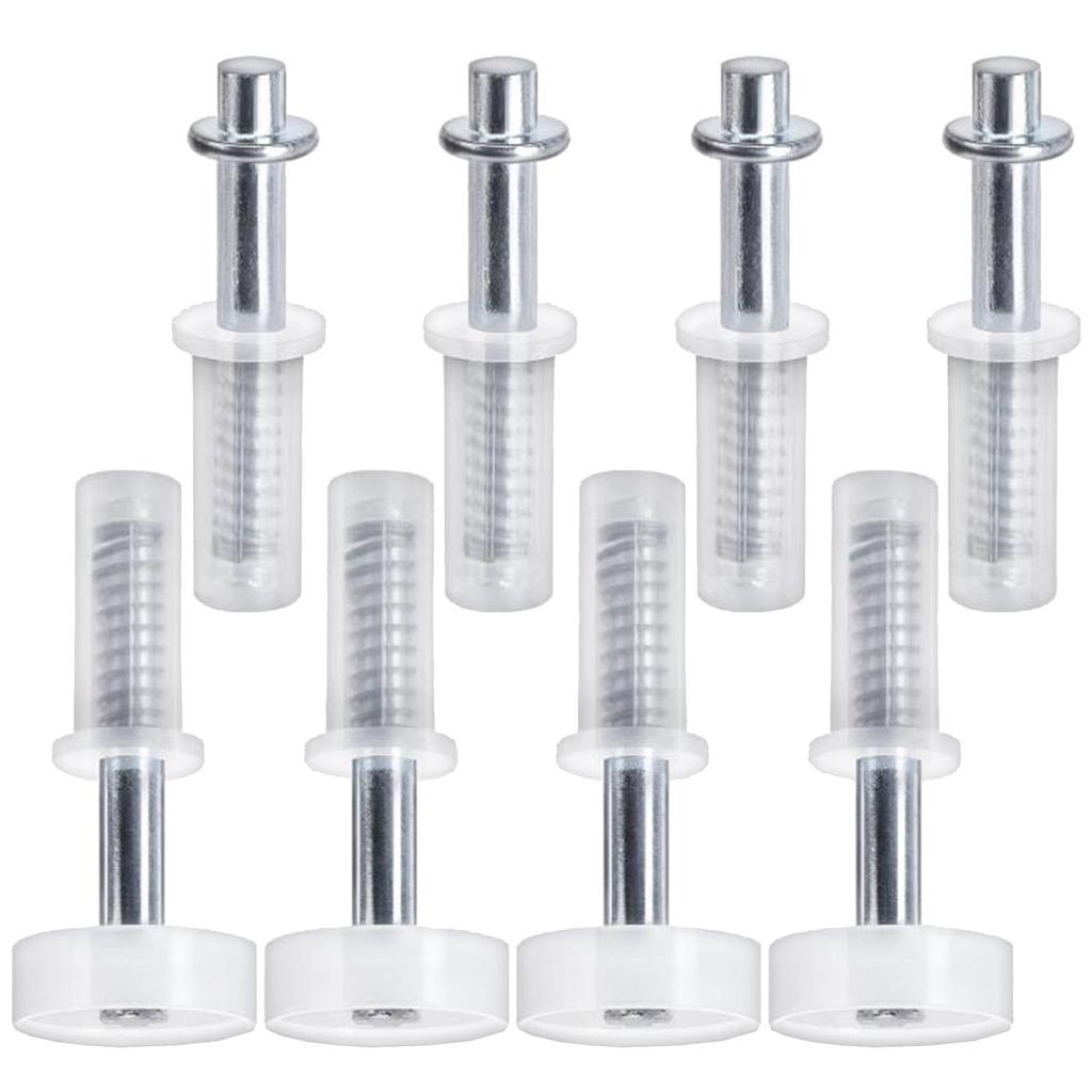 8Pcs Spring Loaded Bifold Door Hardware Kits Bifold Door Top Roller Guide Wheel And Top Pivot Door Hardware Easy To Use